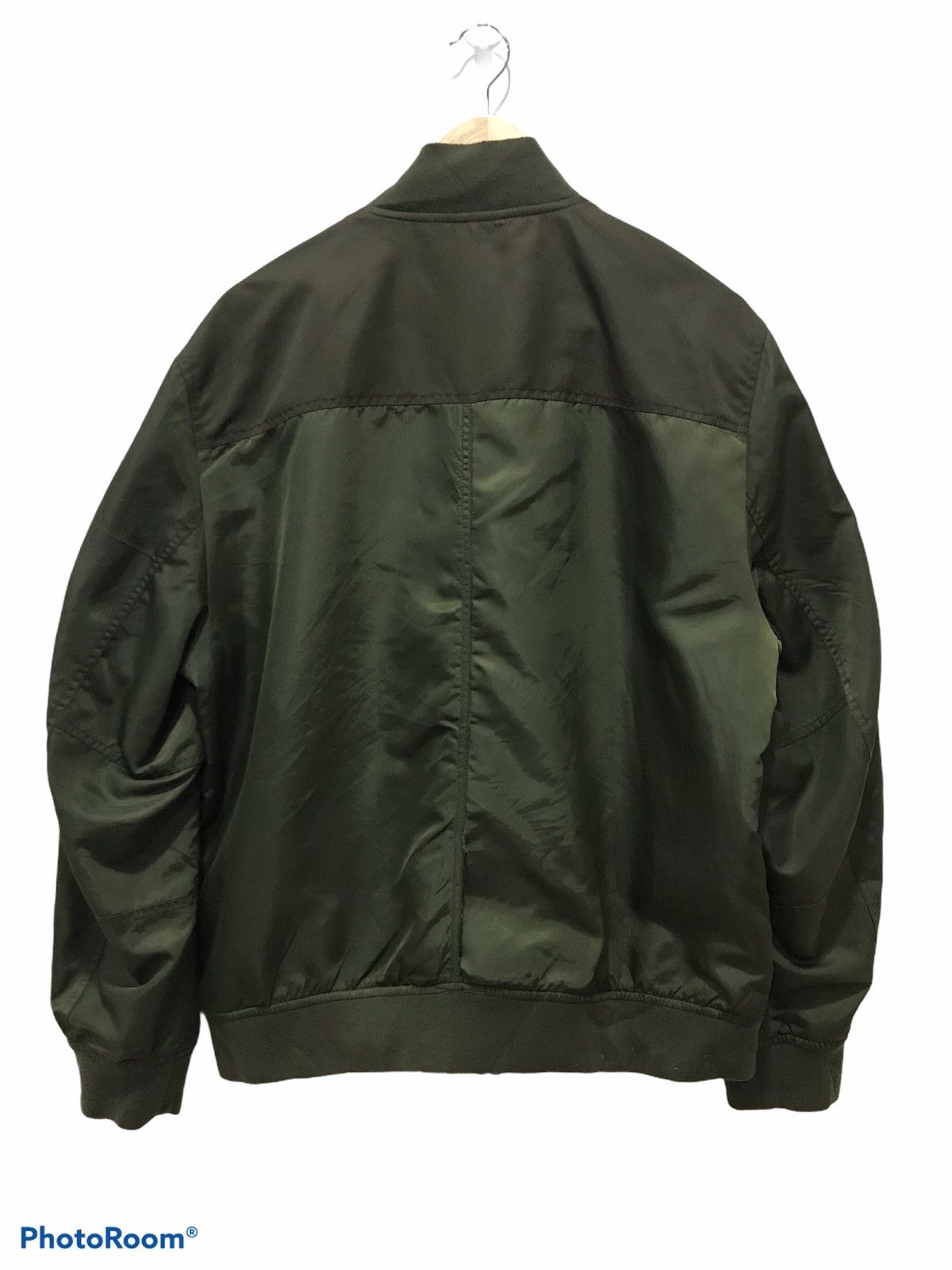 HAZZYS Hazzys olive green army bomber jacket Size US L / EU 52-54 / 3 - 12 Thumbnail