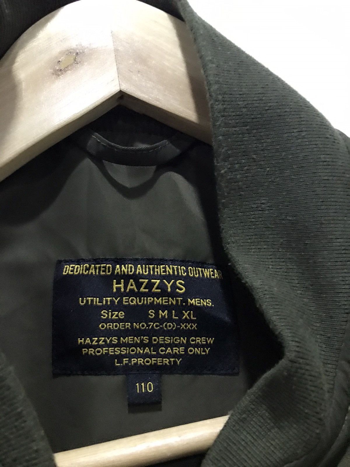 HAZZYS Hazzys olive green army bomber jacket Size US L / EU 52-54 / 3 - 10 Thumbnail