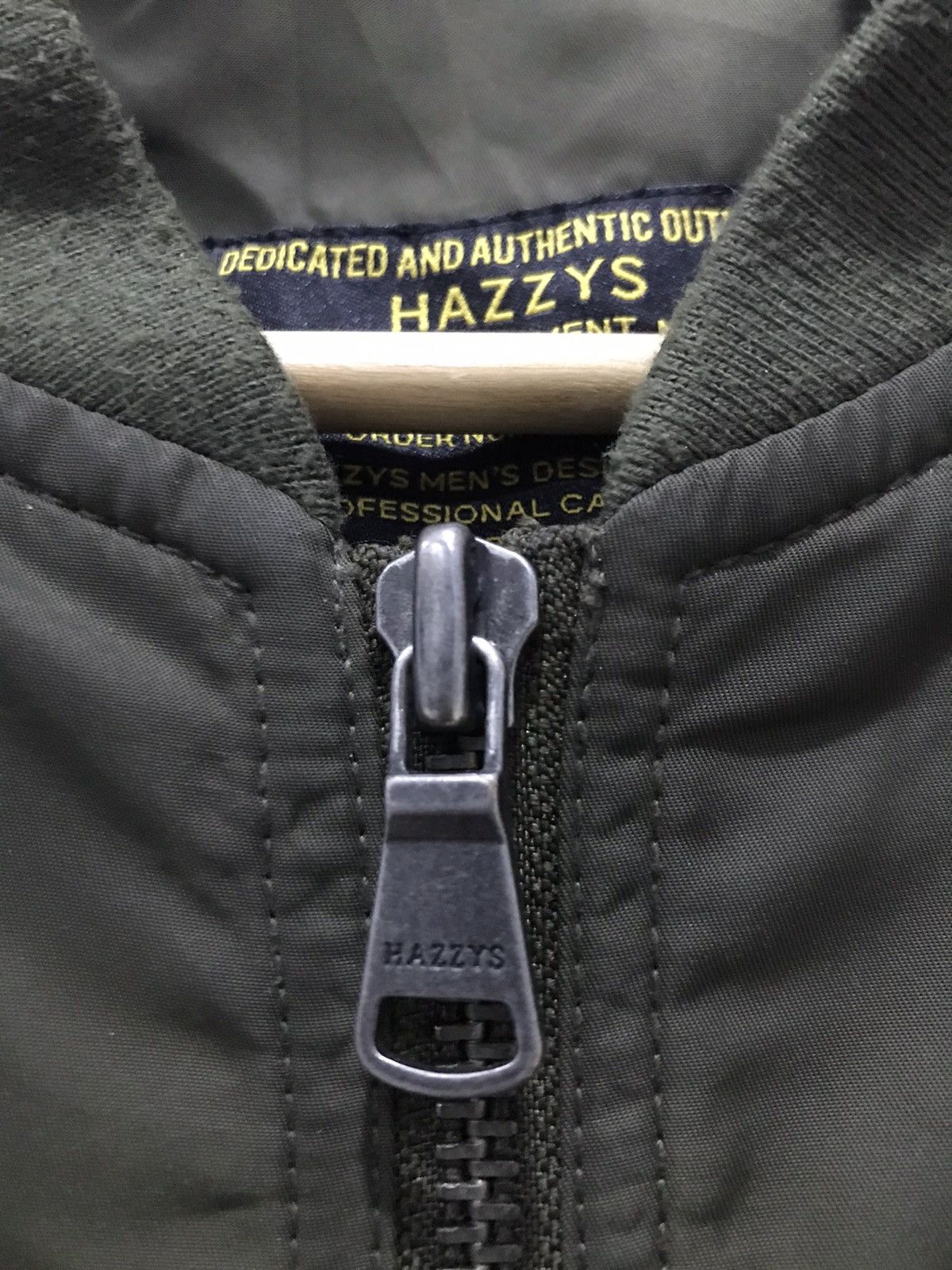 HAZZYS Hazzys olive green army bomber jacket Size US L / EU 52-54 / 3 - 8 Thumbnail