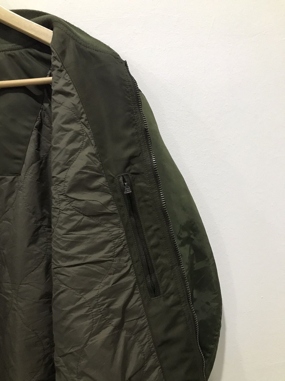 HAZZYS Hazzys olive green army bomber jacket Size US L / EU 52-54 / 3 - 16 Thumbnail
