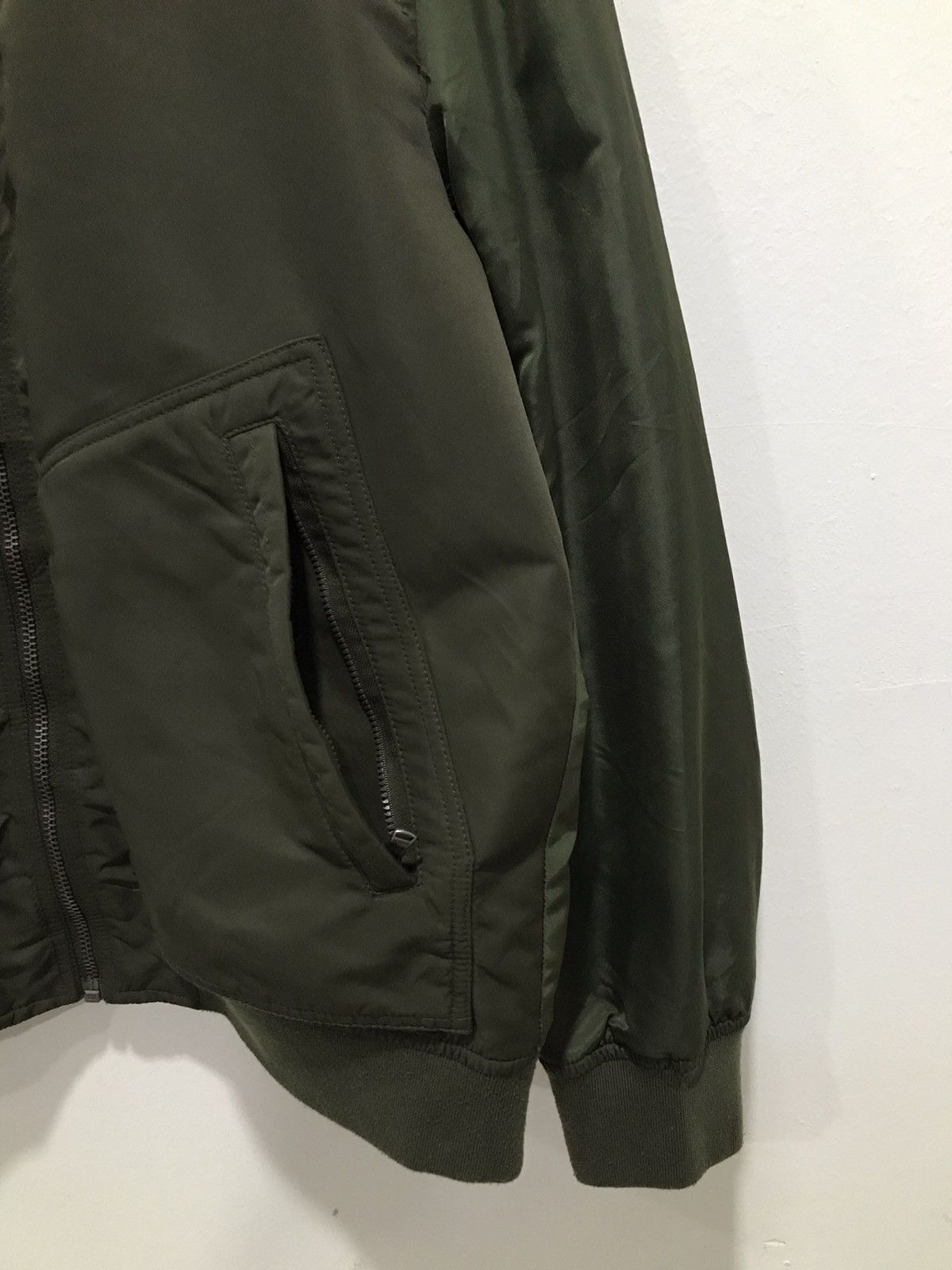 HAZZYS Hazzys olive green army bomber jacket Size US L / EU 52-54 / 3 - 9 Thumbnail