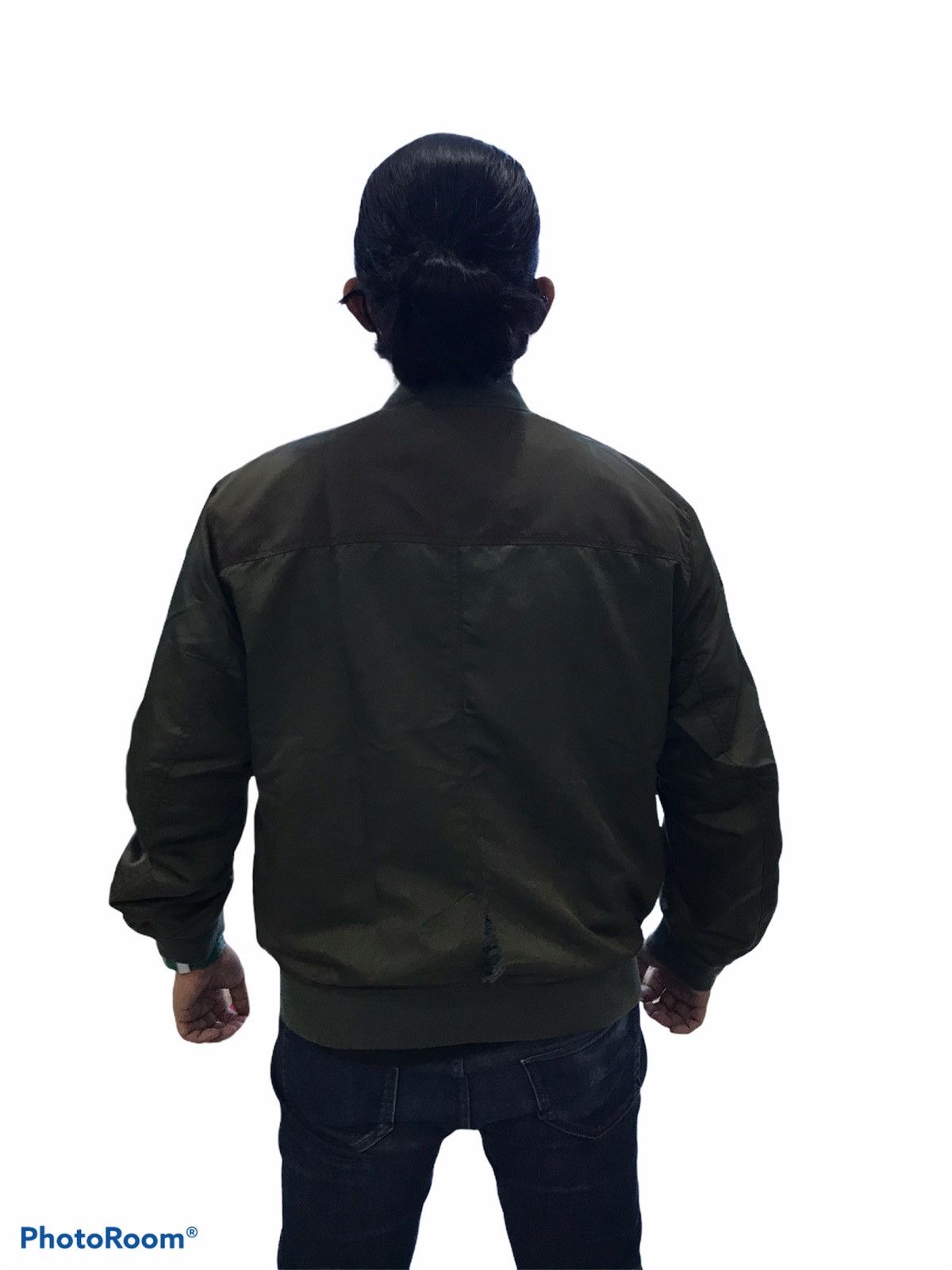 HAZZYS Hazzys olive green army bomber jacket Size US L / EU 52-54 / 3 - 24 Thumbnail