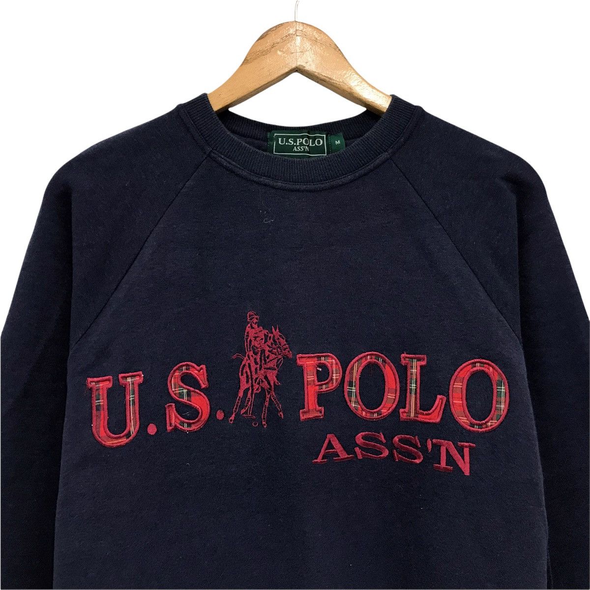 U.S. Polo Assn. × Vintage Vintage Us Polo Association Big Logo Sweatshirt Size US M / EU 48-50 / 2 - 2 Thumbnail