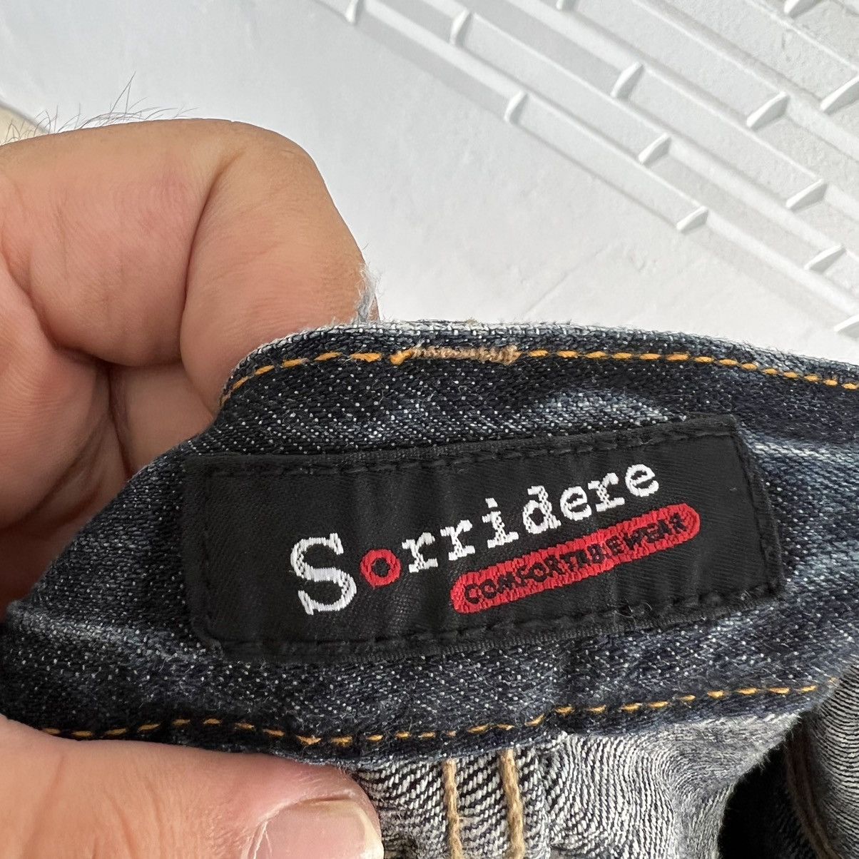 Japanese Brand RARE SORRIDERE SHORT PANTS JEANS PUNK DESIGN BIG LOGO Size US 29 - 12 Thumbnail