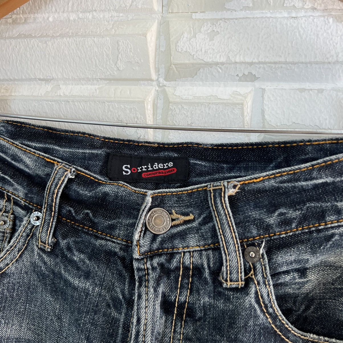 Japanese Brand RARE SORRIDERE SHORT PANTS JEANS PUNK DESIGN BIG LOGO Size US 29 - 11 Thumbnail