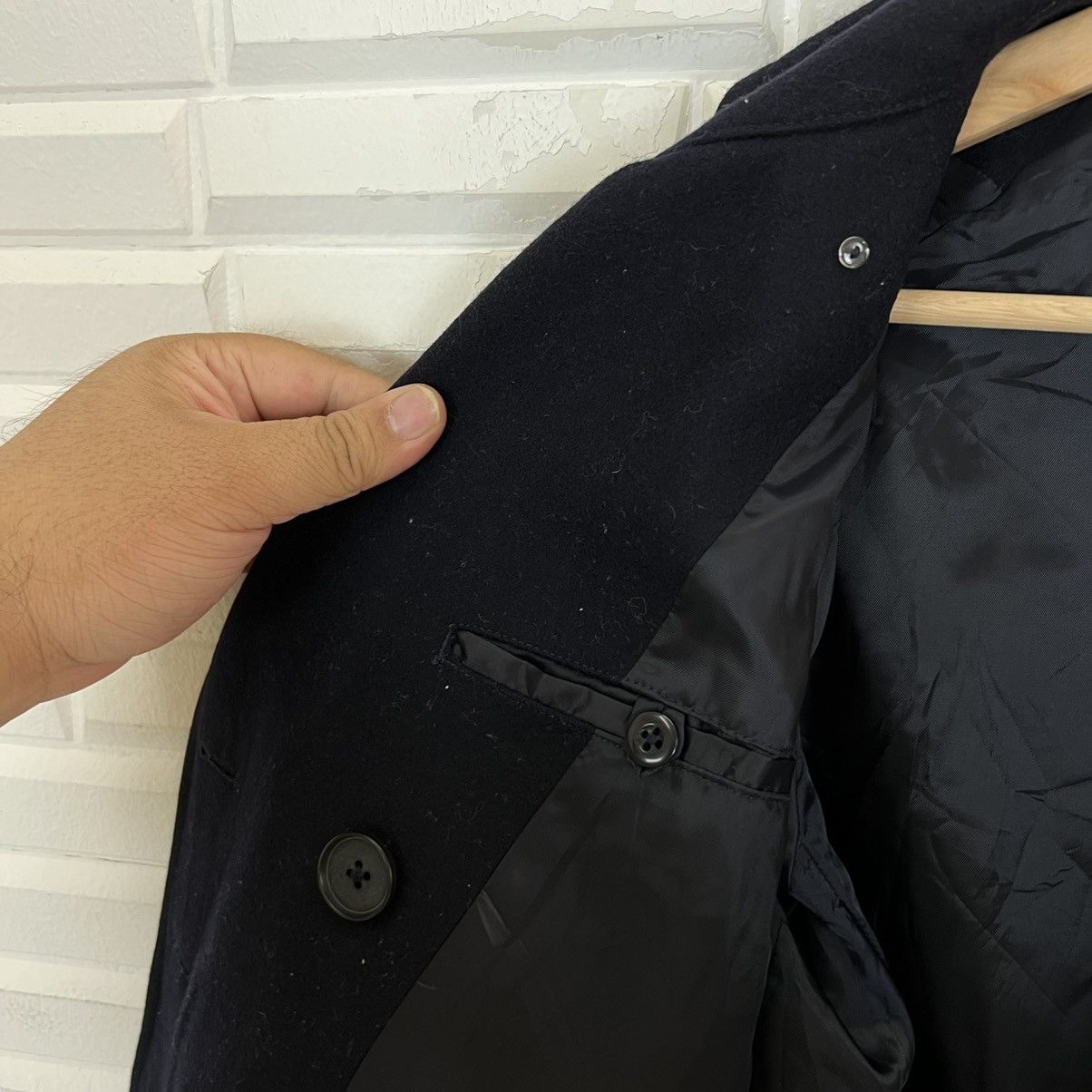 PPFM RARE DOUBLE BREAST WOOL JACKET PPFM JAPAN Size US S / EU 44-46 / 1 - 14 Thumbnail