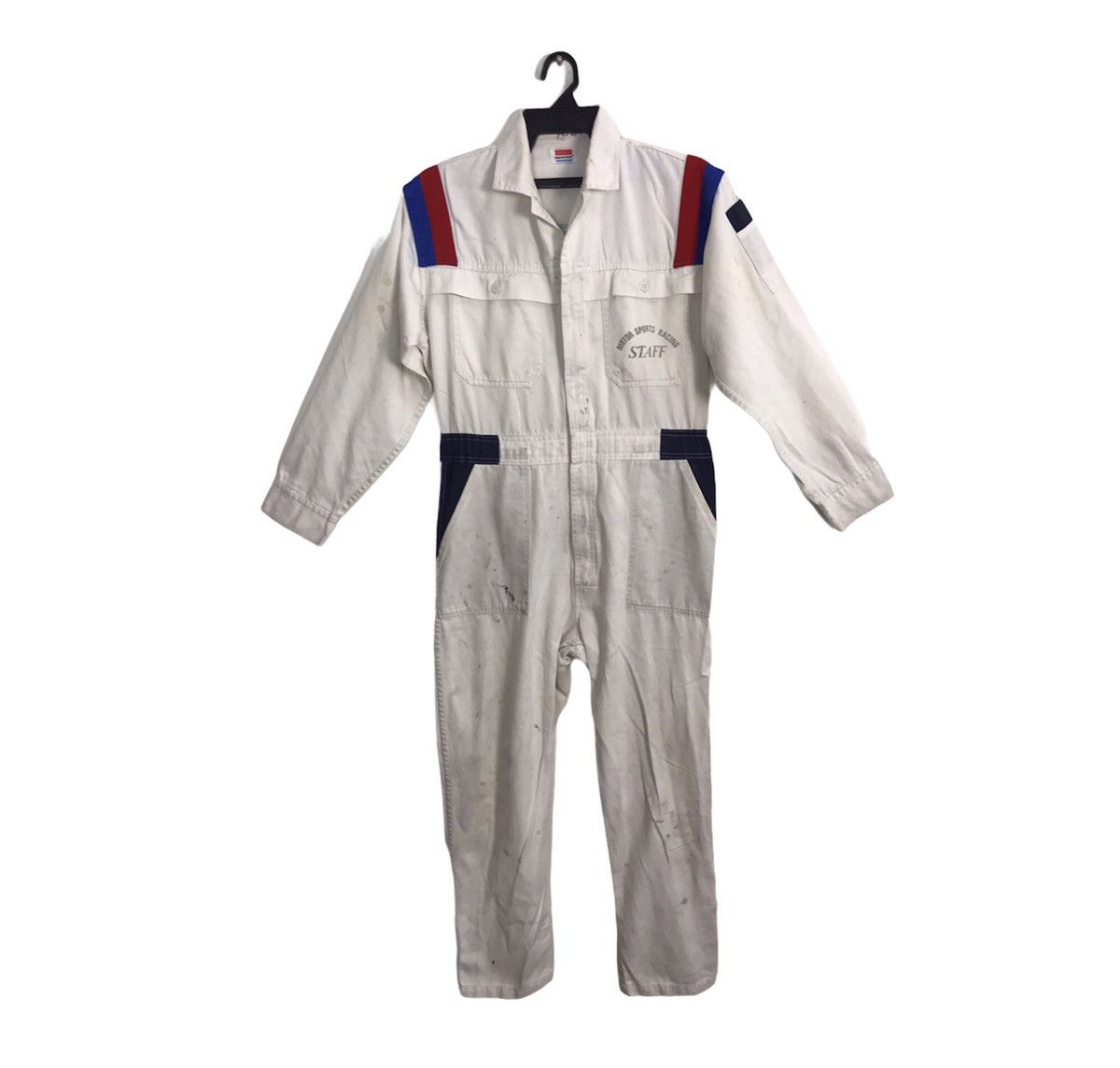 Honda Vintage 90s Honda Motorsport Racing Uniform Staff Overall Size US 37 - 1 Thumbnail