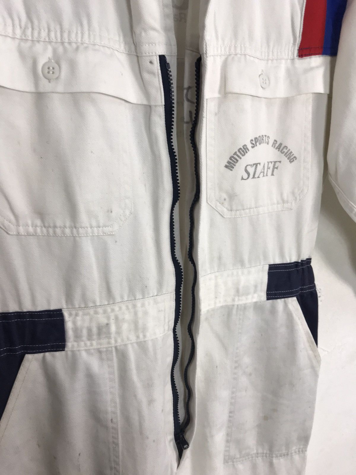 Honda Vintage 90s Honda Motorsport Racing Uniform Staff Overall Size US 37 - 18 Thumbnail