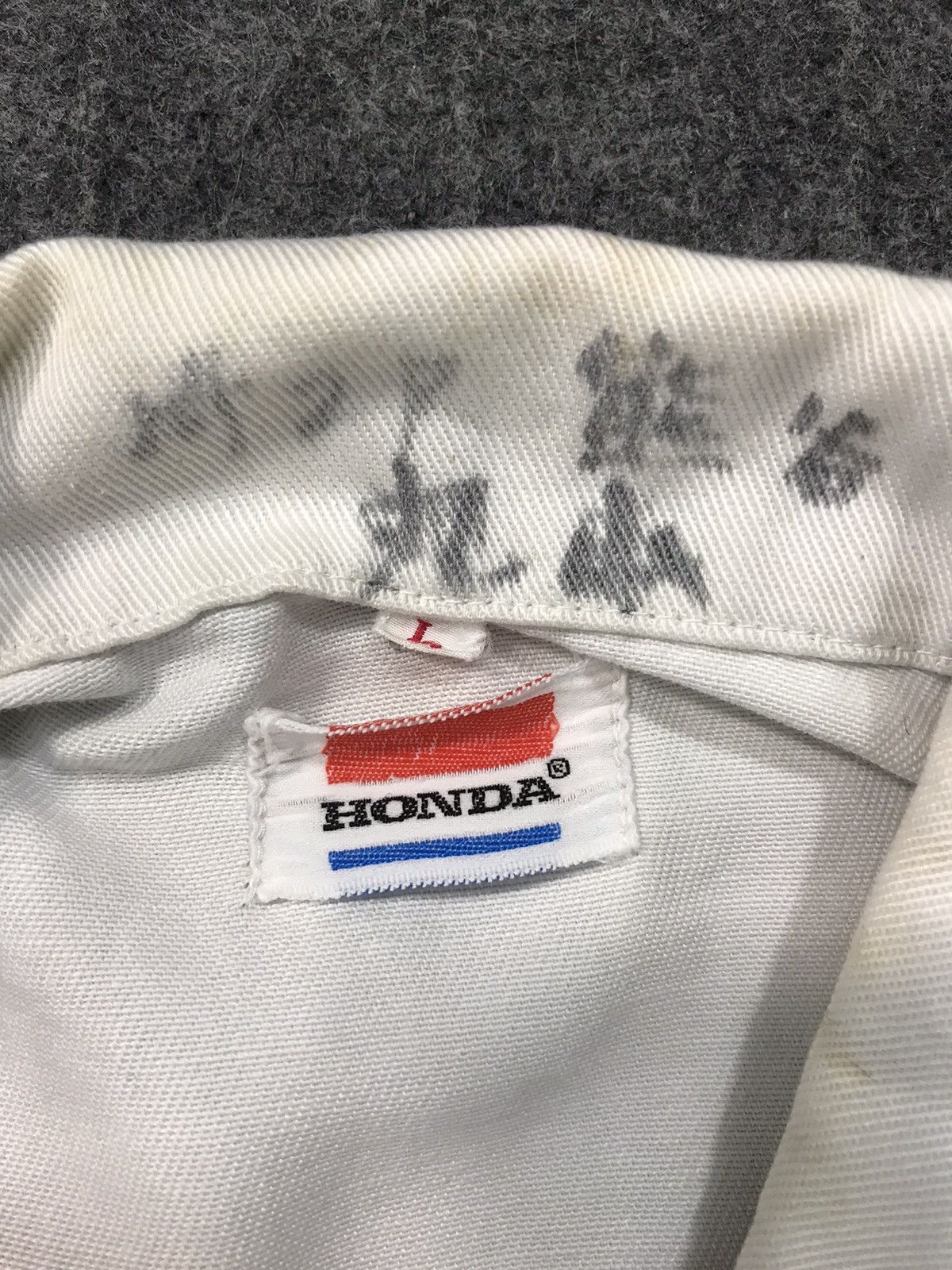 Honda Vintage 90s Honda Motorsport Racing Uniform Staff Overall Size US 37 - 5 Thumbnail