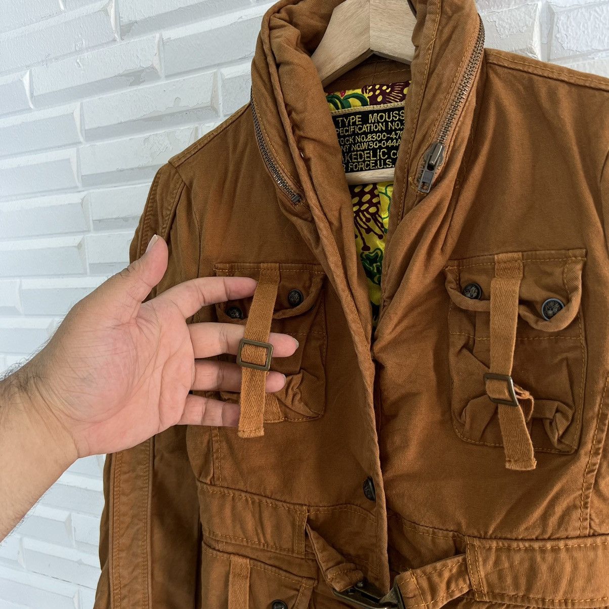 Japanese Brand VINTAGE CROPPED BIKER PARACHUTE BONDAGE JACKET Size US S / EU 44-46 / 1 - 8 Thumbnail