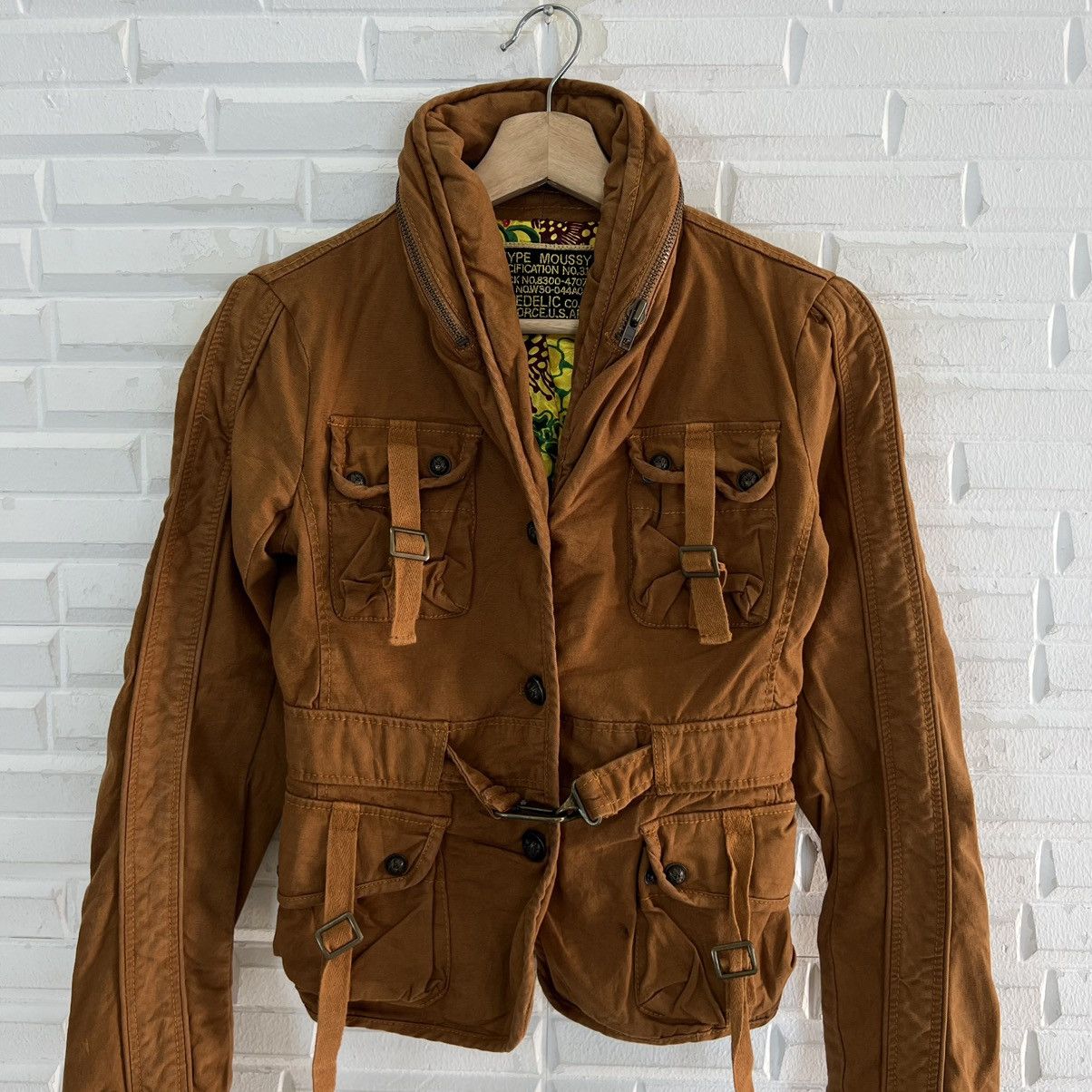 Japanese Brand VINTAGE CROPPED BIKER PARACHUTE BONDAGE JACKET Size US S / EU 44-46 / 1 - 3 Thumbnail