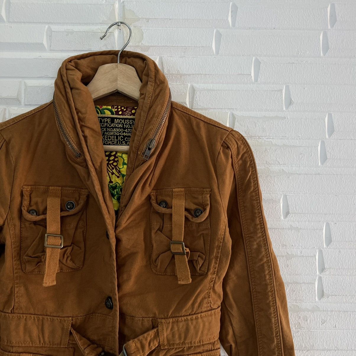 Japanese Brand VINTAGE CROPPED BIKER PARACHUTE BONDAGE JACKET Size US S / EU 44-46 / 1 - 5 Thumbnail