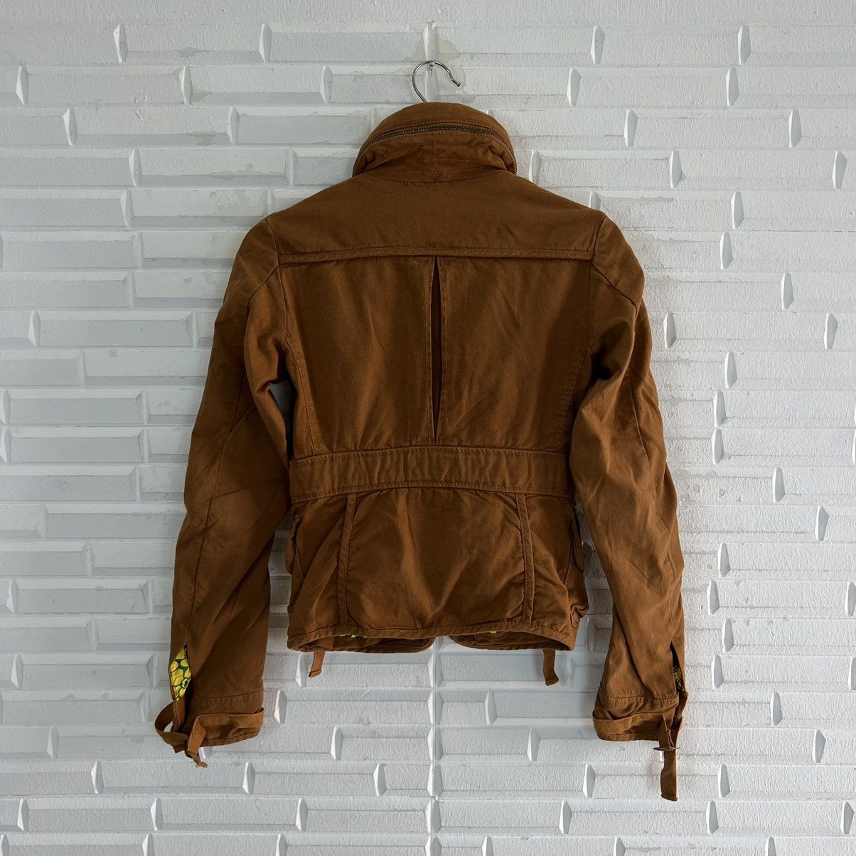 Japanese Brand VINTAGE CROPPED BIKER PARACHUTE BONDAGE JACKET Size US S / EU 44-46 / 1 - 11 Thumbnail