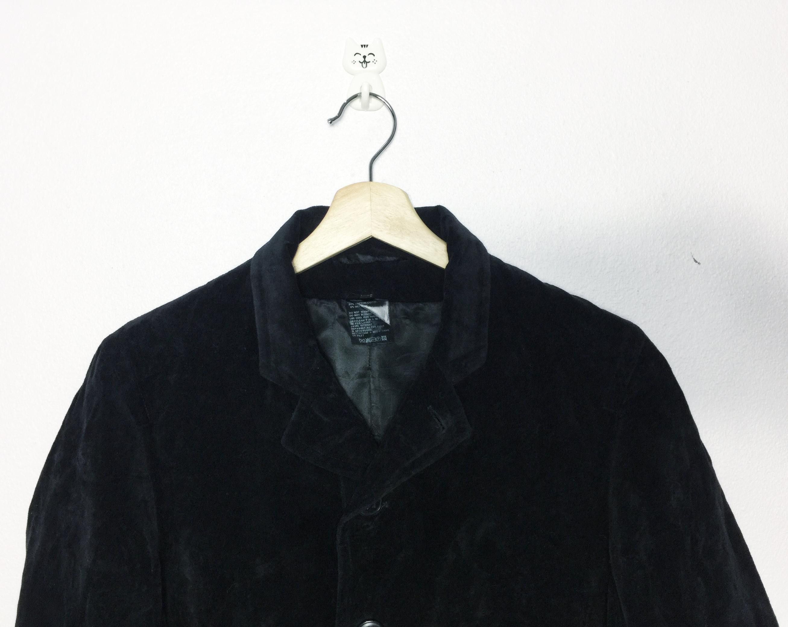 Ann Demeulemeester Rare Ann Demeulemeester Black Velvet Jacket Made in Italy Size US XXS / EU 40 - 2 Thumbnail