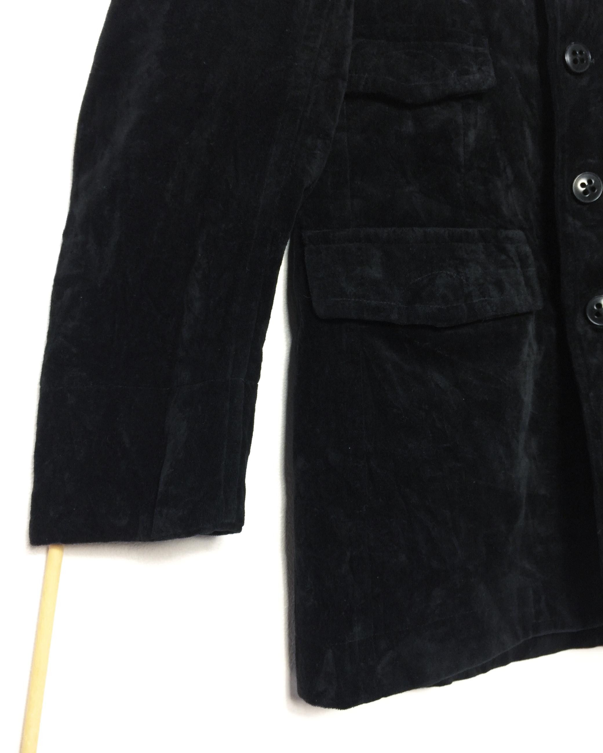 Ann Demeulemeester Rare Ann Demeulemeester Black Velvet Jacket Made in Italy Size US XXS / EU 40 - 4 Thumbnail