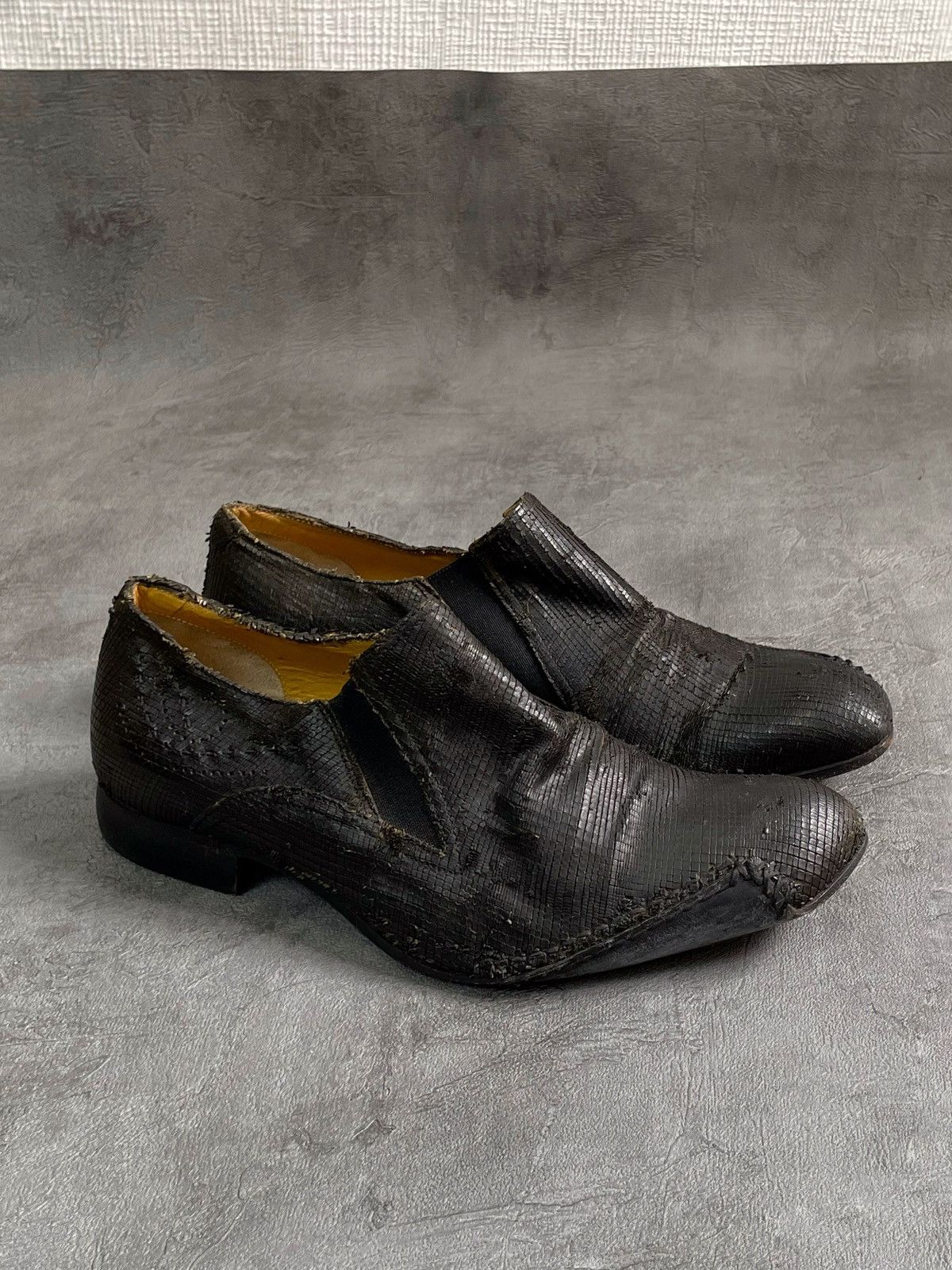 Leather Vintage Sebastiano Migliore snake skin boots Size US 7.5 / EU 40-41 - 8 Thumbnail