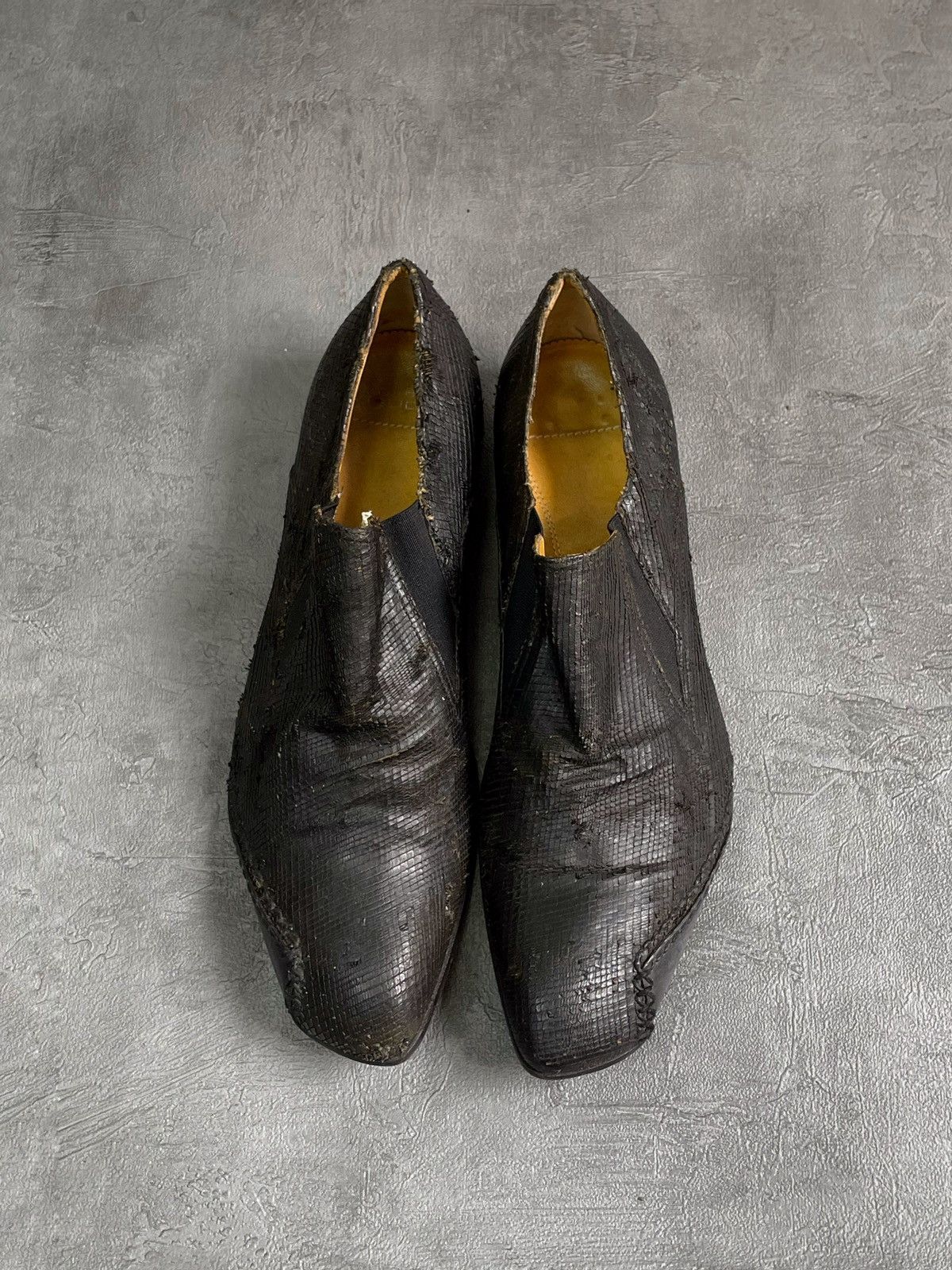 Leather Vintage Sebastiano Migliore snake skin boots Size US 7.5 / EU 40-41 - 6 Thumbnail