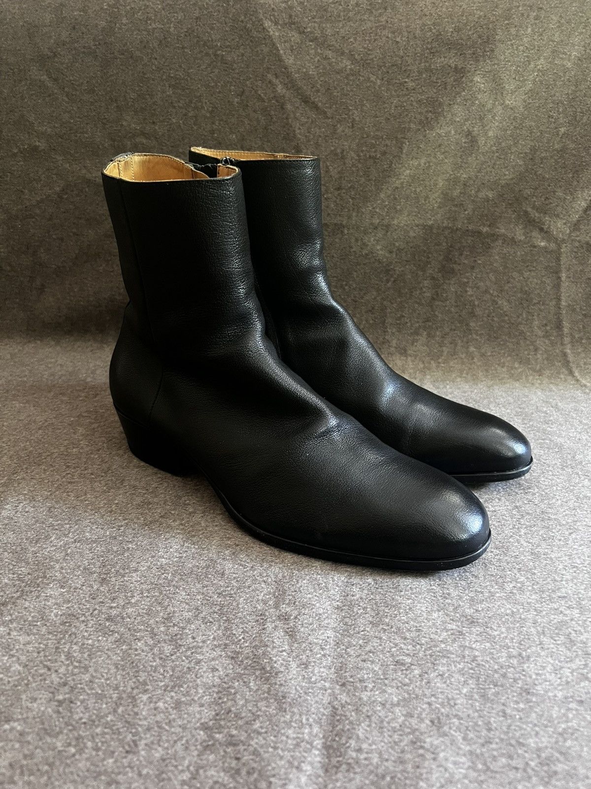 Margiela cuban heel boots hotsell