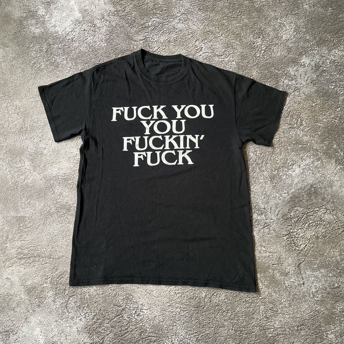 Vintage Vintage Y2K Graphic Tee Punk Streetwear Black Small Baggy Size US S / EU 44-46 / 1 - 2 Thumbnail