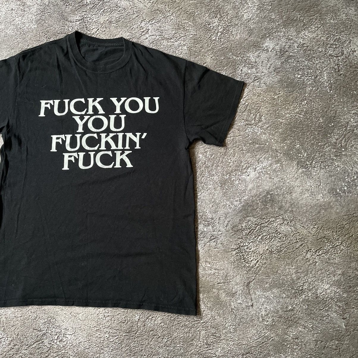 Vintage Vintage Y2K Graphic Tee Punk Streetwear Black Small Baggy Size US S / EU 44-46 / 1 - 3 Thumbnail