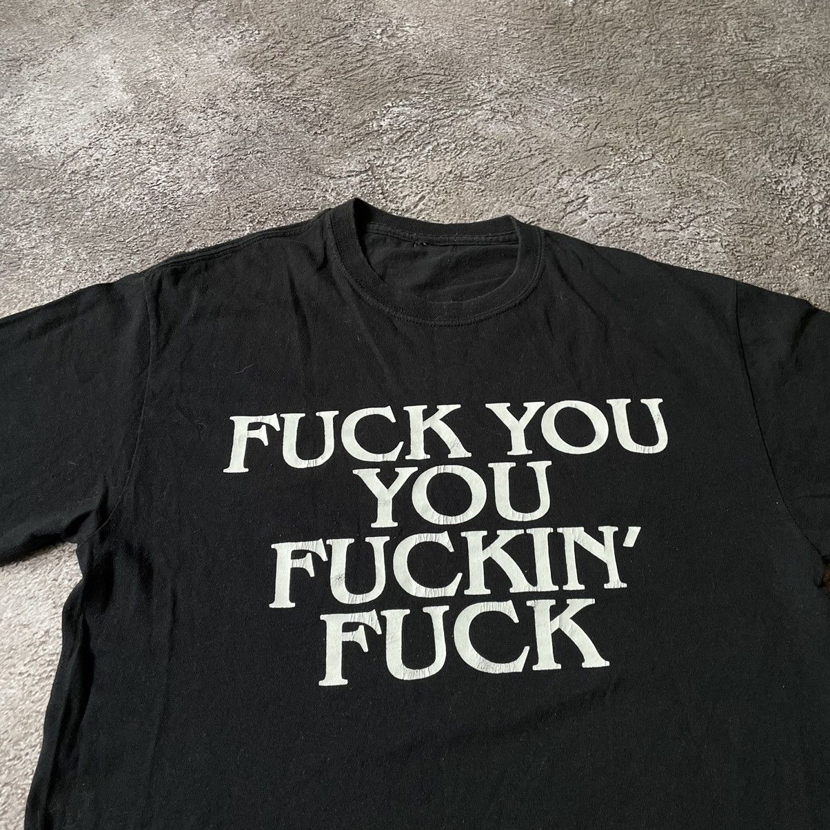 Vintage Vintage Y2K Graphic Tee Punk Streetwear Black Small Baggy Size US S / EU 44-46 / 1 - 5 Thumbnail