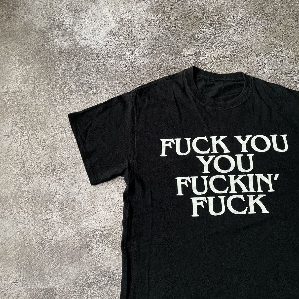 Vintage Vintage Y2K Graphic Tee Punk Streetwear Black Small Baggy Size US S / EU 44-46 / 1 - 4 Thumbnail