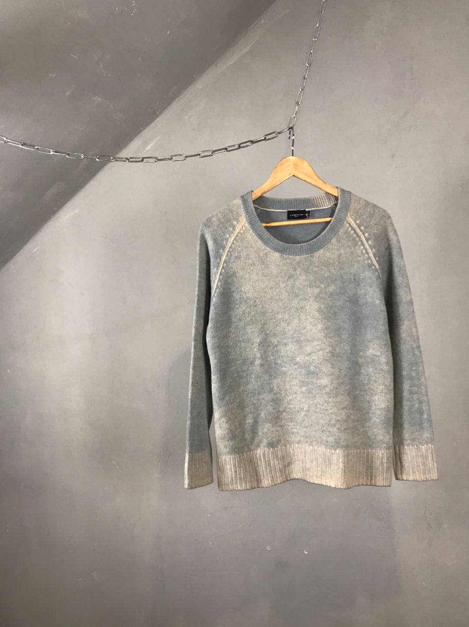 image of Liebeskind Berlin Vintage Designer Multicolor Sweater, Men's (Size Small)