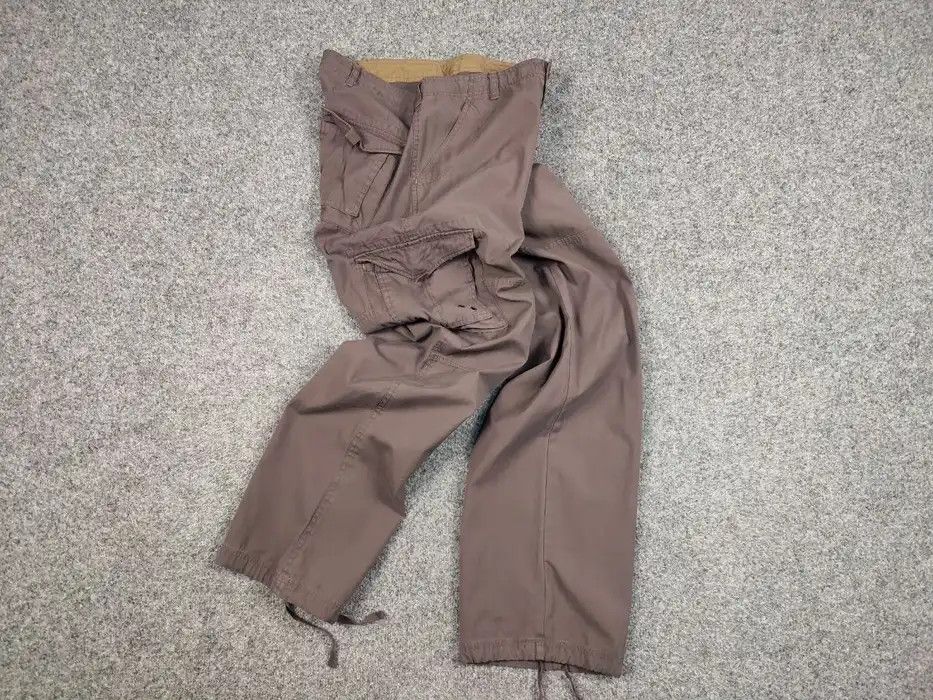If Six Was Nine Vintage 90's Japanese Bondage Military Brown Cargo Pants Size US 34 / EU 50 - 7 Thumbnail