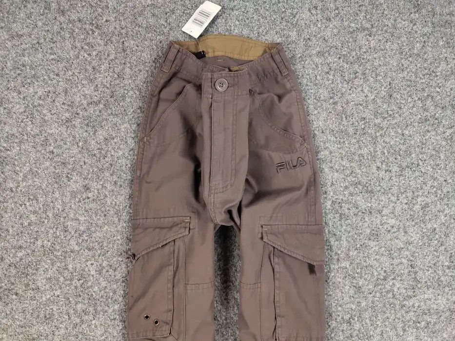 If Six Was Nine Vintage 90's Japanese Bondage Military Brown Cargo Pants Size US 34 / EU 50 - 3 Thumbnail