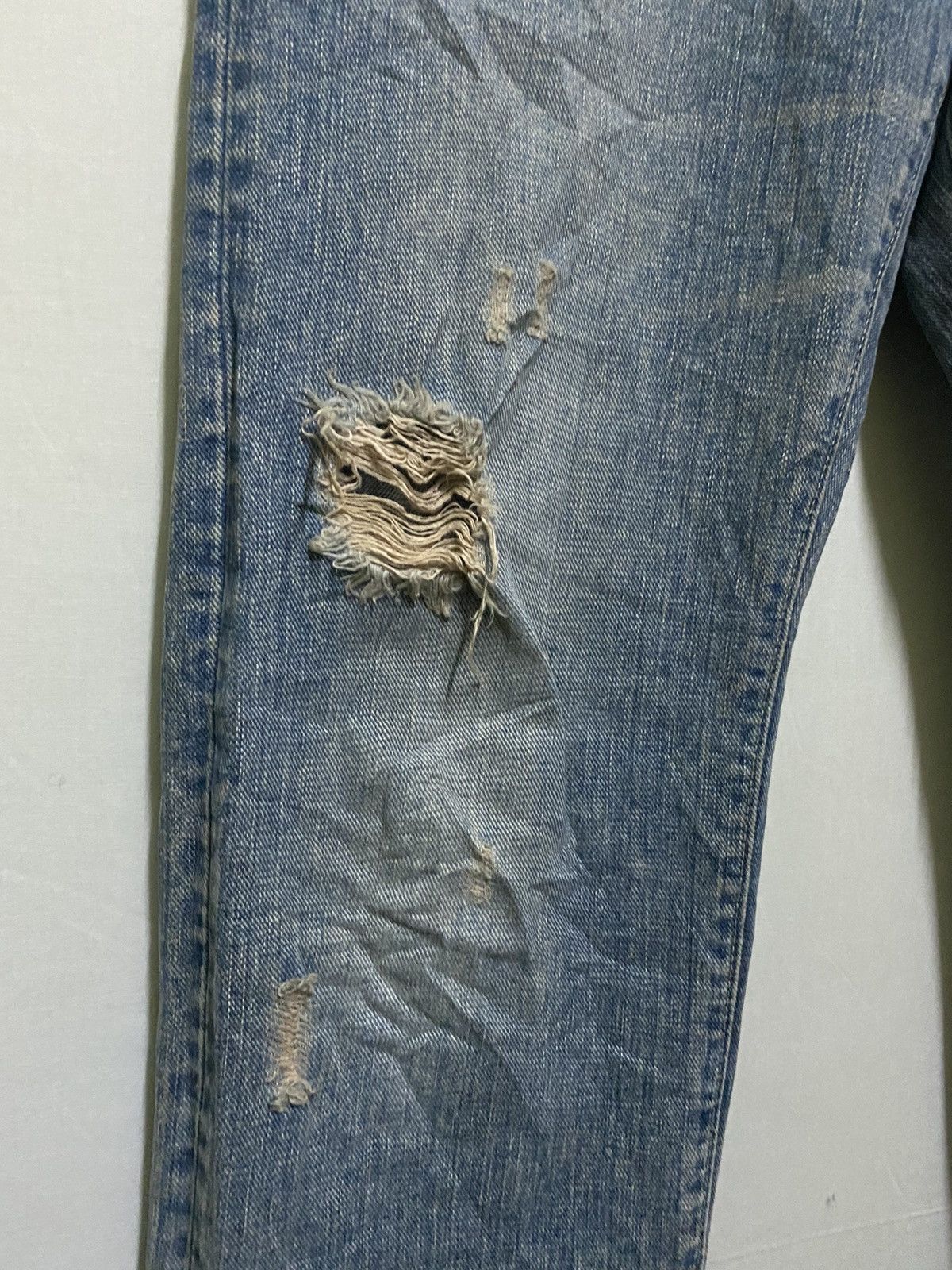 Japanese Brand Thrashed Jeans Size US 30 / EU 46 - 3 Thumbnail