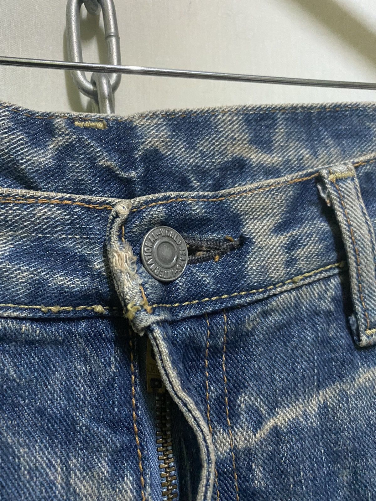 Japanese Brand Thrashed Jeans Size US 30 / EU 46 - 6 Thumbnail