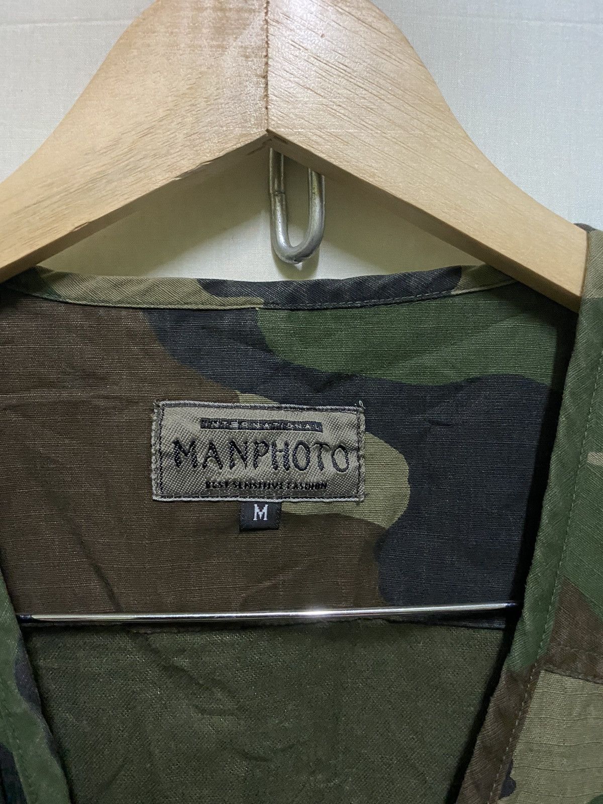 Designer Manphoto Tactical Army Vest Camouflage Vintage Size US M / EU 48-50 / 2 - 2 Thumbnail