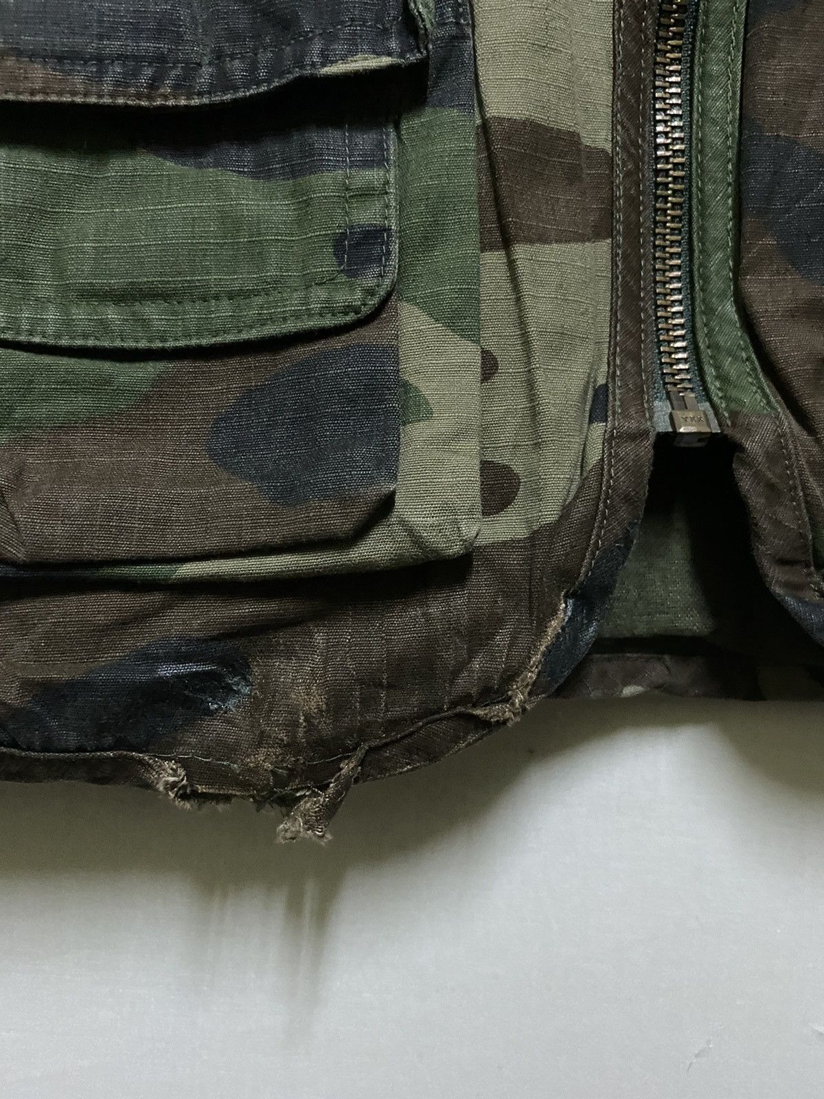 Designer Manphoto Tactical Army Vest Camouflage Vintage Size US M / EU 48-50 / 2 - 3 Thumbnail