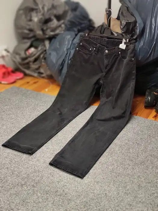Carhartt Vintage 90's Carhartt Slim Pants Black Denim Casual Jeans Size US 31 - 10 Thumbnail