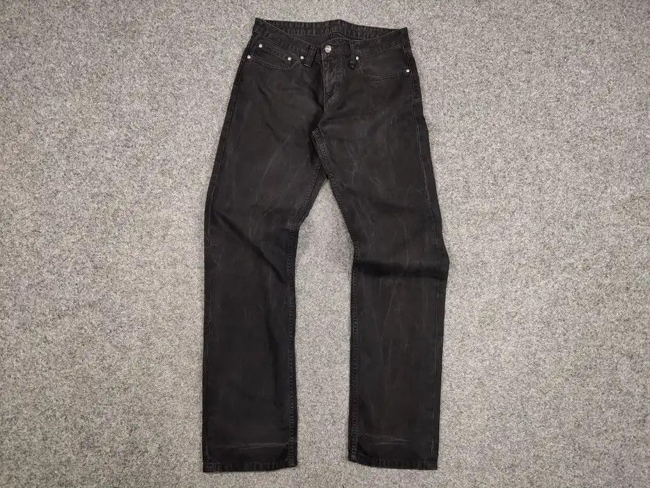 Carhartt Vintage 90's Carhartt Slim Pants Black Denim Casual Jeans Size US 31 - 5 Thumbnail