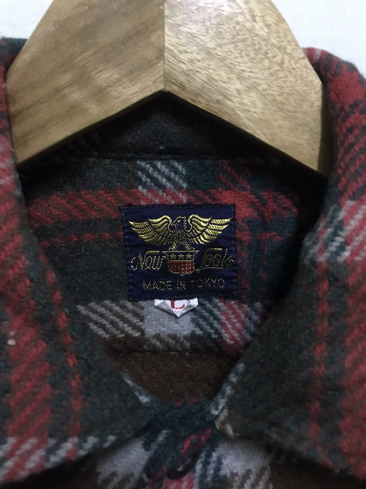 Flannel × Japanese Brand × Vintage Flannel Long Sleeve Size US L / EU 52-54 / 3 - 4 Thumbnail