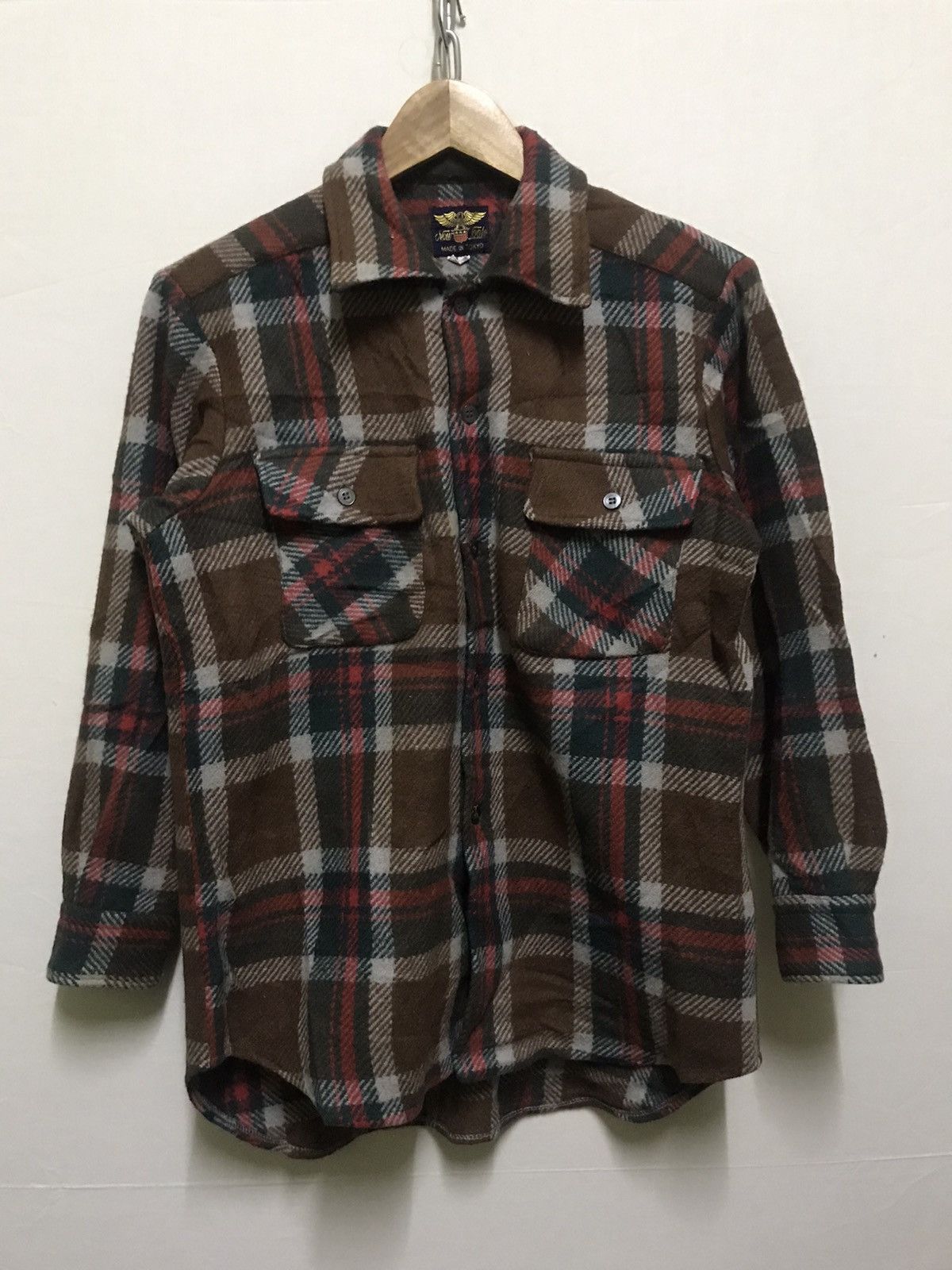 Flannel × Japanese Brand × Vintage Flannel Long Sleeve Size US L / EU 52-54 / 3 - 1 Thumbnail