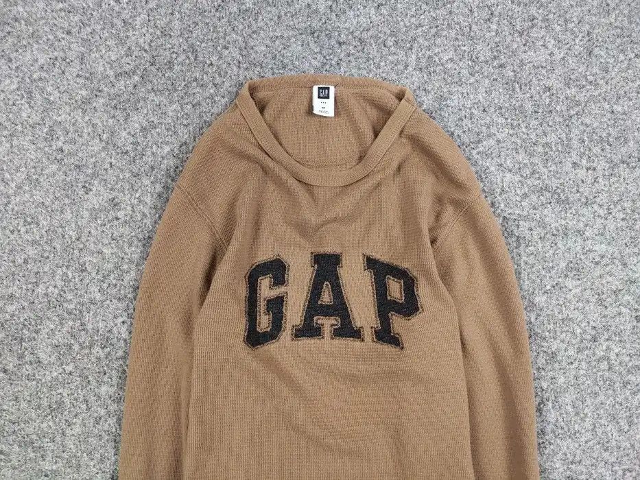 Gap Vintage 90's Gap light men's Sweatshirt in brown Logo Hype Size US M / EU 48-50 / 2 - 3 Thumbnail