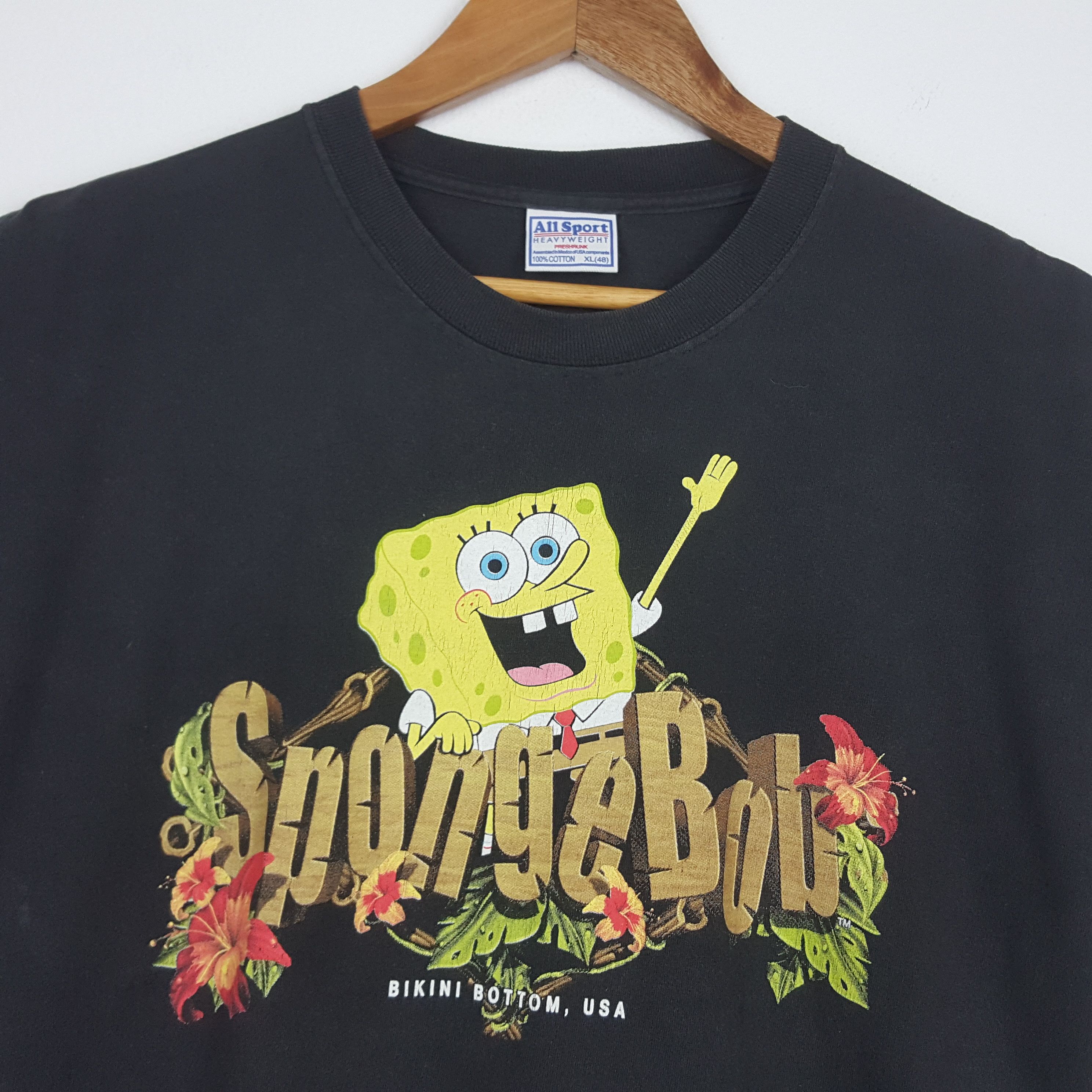 Cartoon Network × Other × Vintage Vintage SPONGEBOB Squarepants Cartoon Network T-Shirt Size US XL / EU 56 / 4 - 3 Thumbnail