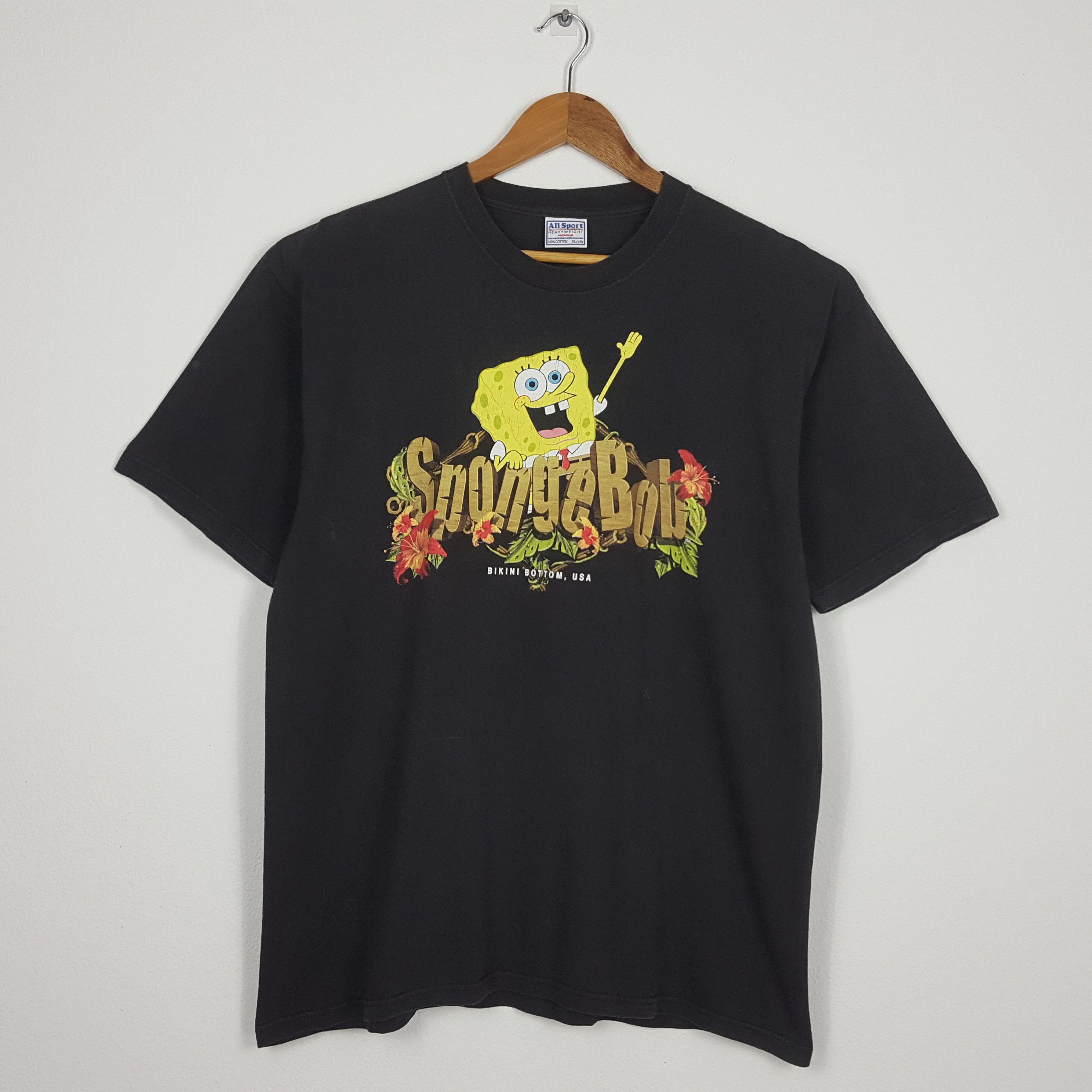 Cartoon Network × Other × Vintage Vintage SPONGEBOB Squarepants Cartoon Network T-Shirt Size US XL / EU 56 / 4 - 1 Thumbnail