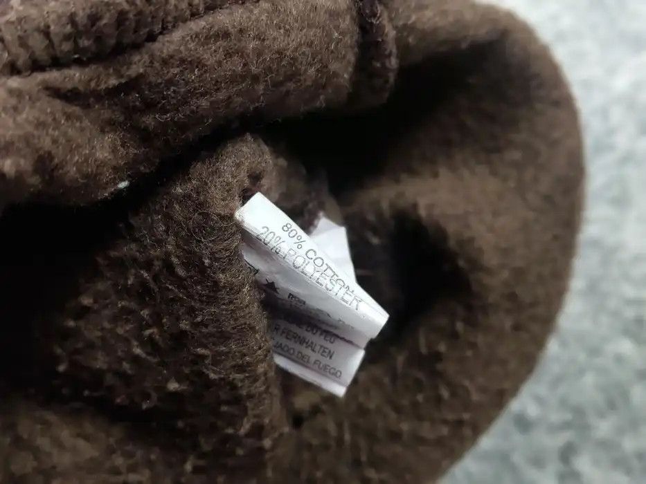 Japanese Brand 💀 Vintage 90's Sun Faded Silhouette Boxy Brown Blank Hoodie Size US M / EU 48-50 / 2 - 9 Thumbnail