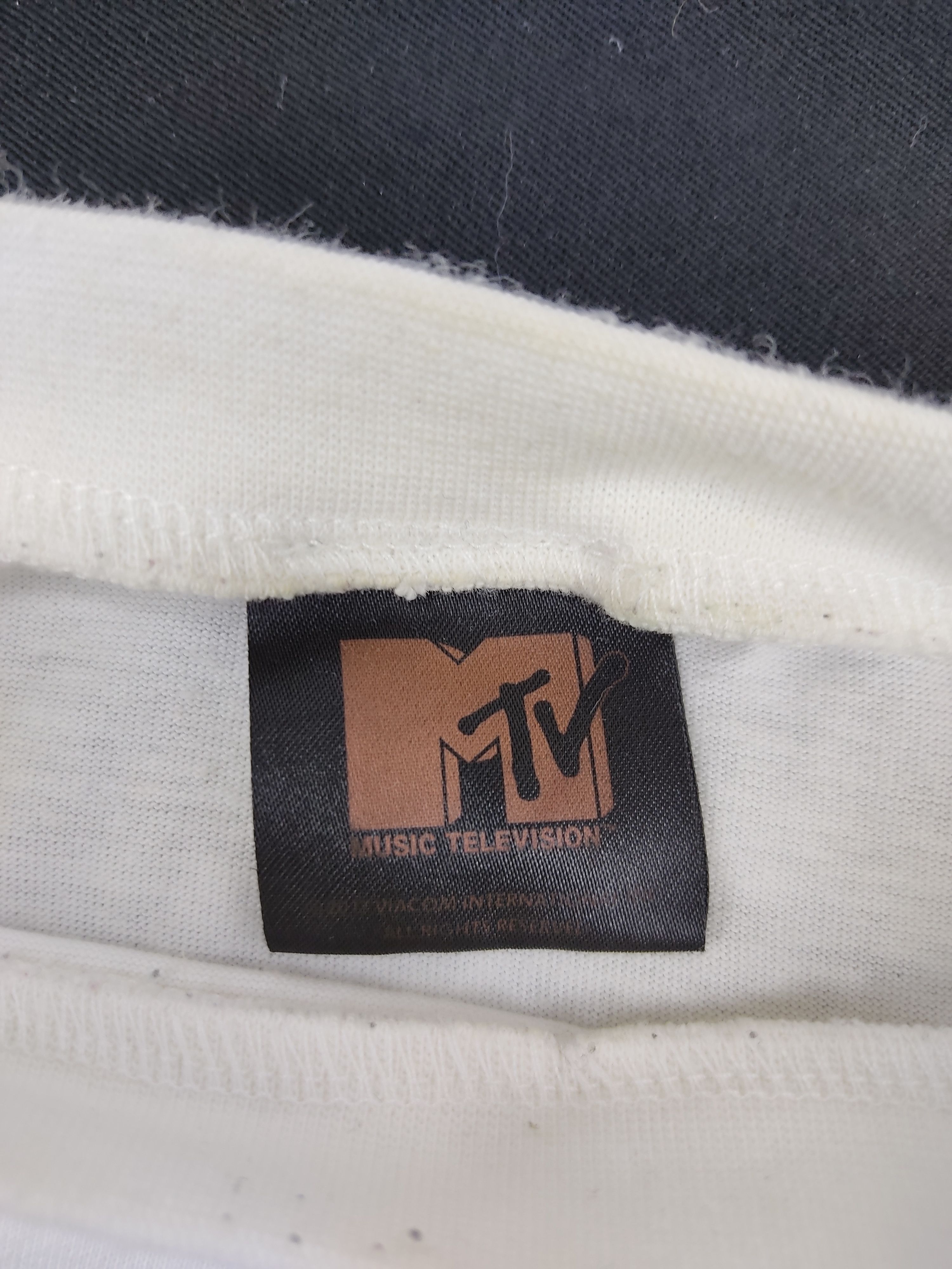 Mtv MTV Music Television Half Baggy Tee Crop Big Logo Brand Size XXL / US 16-18 / IT 52-54 - 3 Thumbnail