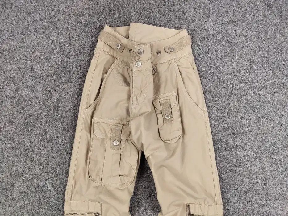Hysteric Glamour Vintage Japan Bondage Zip yohji yamamoto Style Cargo Pants Size US 32 / EU 48 - 3 Thumbnail