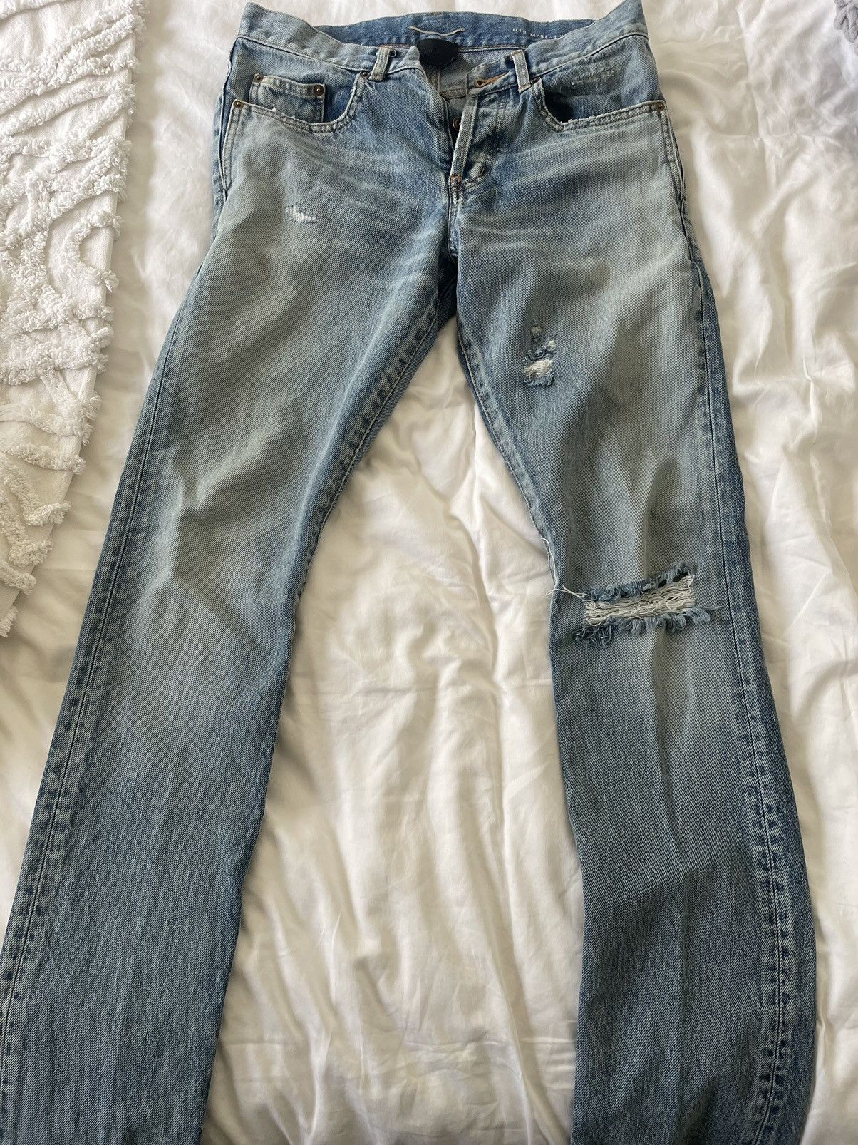 Saint Laurent Paris Saint Laurent Denim Jeans Size US 29 - 15 Thumbnail