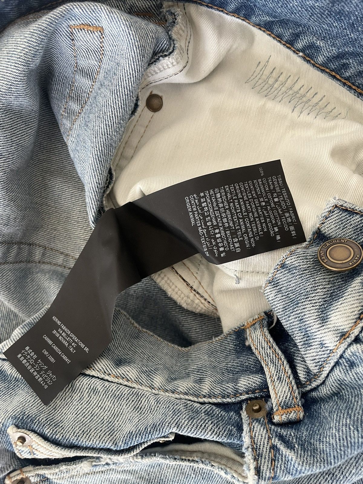 Saint Laurent Paris Saint Laurent Denim Jeans Size US 29 - 5 Thumbnail