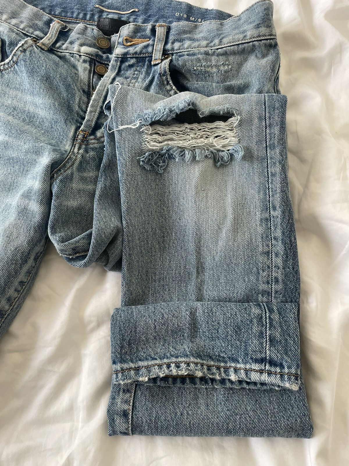 Saint Laurent Paris Saint Laurent Denim Jeans Size US 29 - 9 Thumbnail