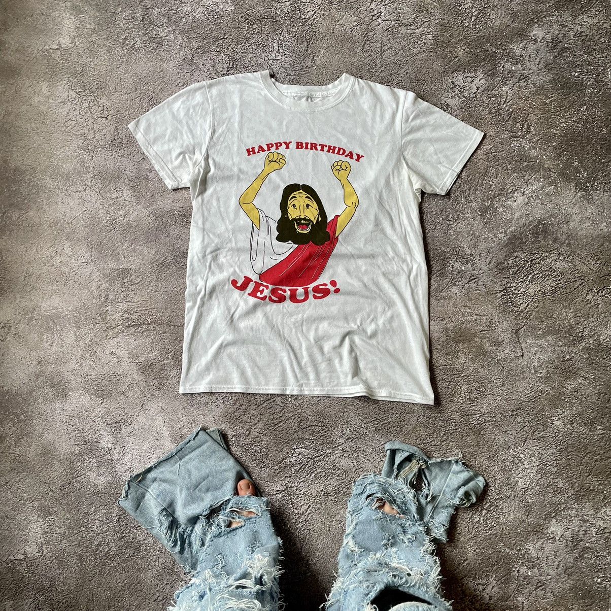 Vintage Vintage Y2K Graphic Tee Sun Faded Religious Streetwear L Size US L / EU 52-54 / 3 - 1 Thumbnail
