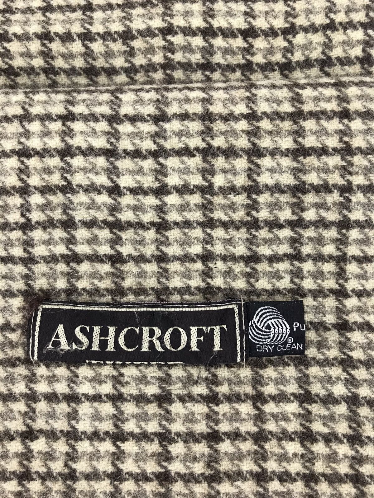 Designer × Vintage Vintage Ashcroft Plaid Checked Muffler Scarf Luxury Size ONE SIZE - 3 Thumbnail