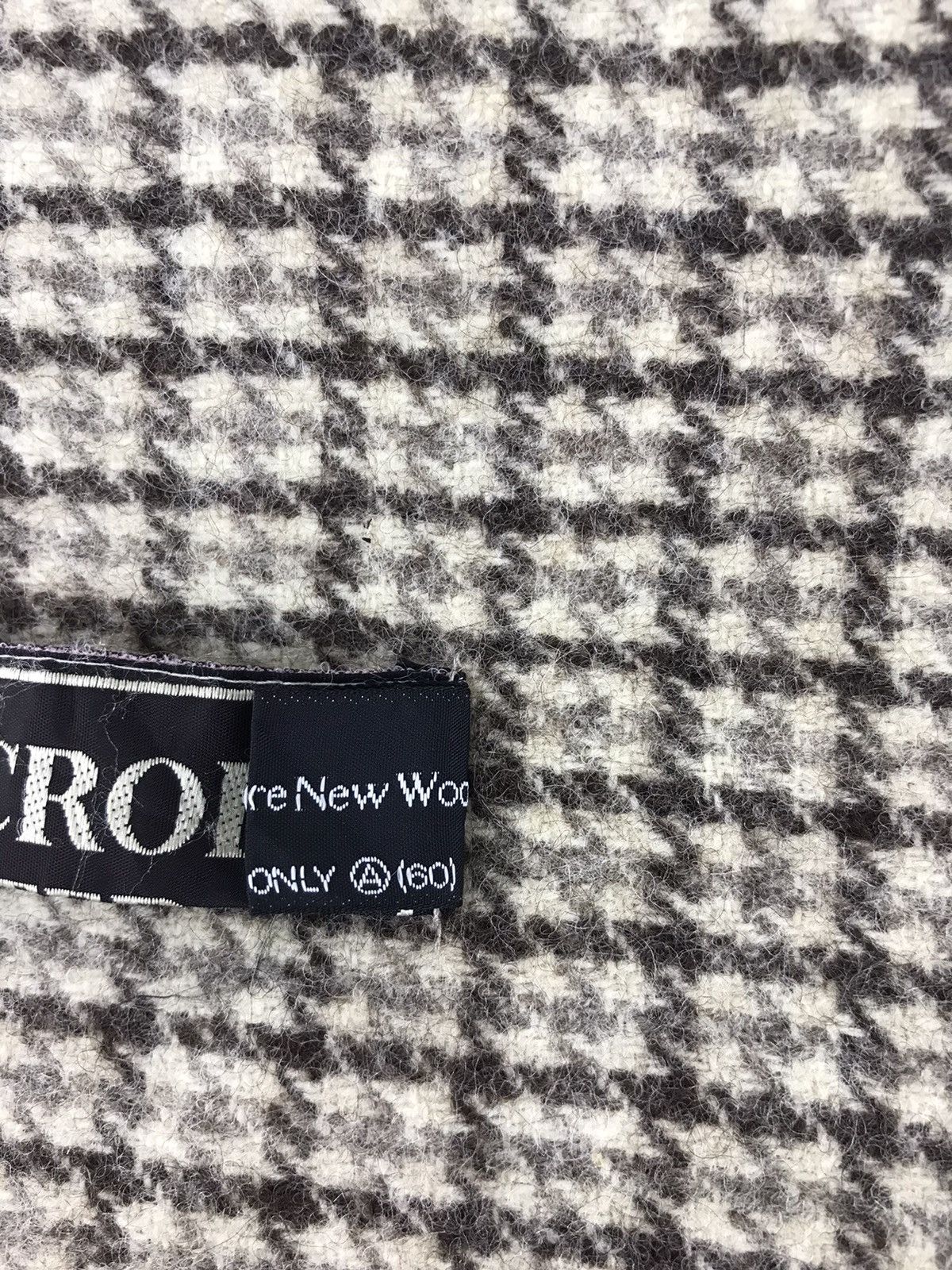 Designer × Vintage Vintage Ashcroft Plaid Checked Muffler Scarf Luxury Size ONE SIZE - 4 Thumbnail