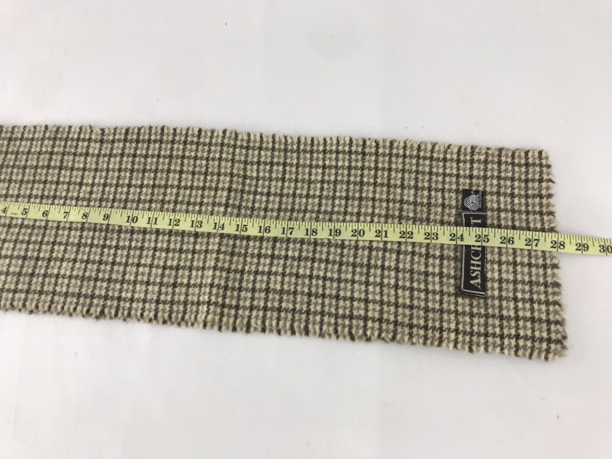 Designer × Vintage Vintage Ashcroft Plaid Checked Muffler Scarf Luxury Size ONE SIZE - 5 Thumbnail